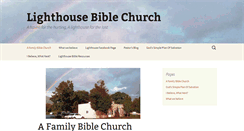 Desktop Screenshot of lighthousebiblechurchonline.org